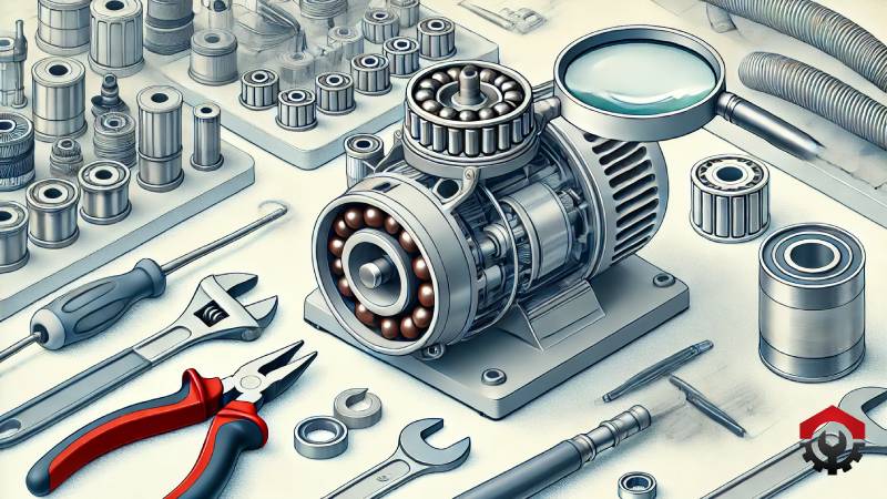 هزینه تعویض بلبرینگ جاروبرقی