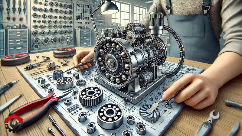 هزینه تعویض بلبرینگ جاروبرقی